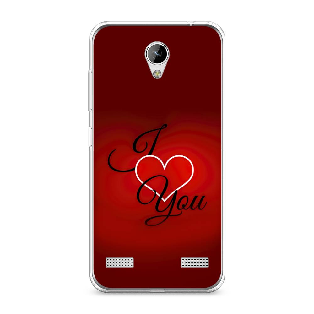 

Чехол Awog на ZTE Blade A520 / ЗТЕ Блэйд A520 "I love you 3", 132050-6