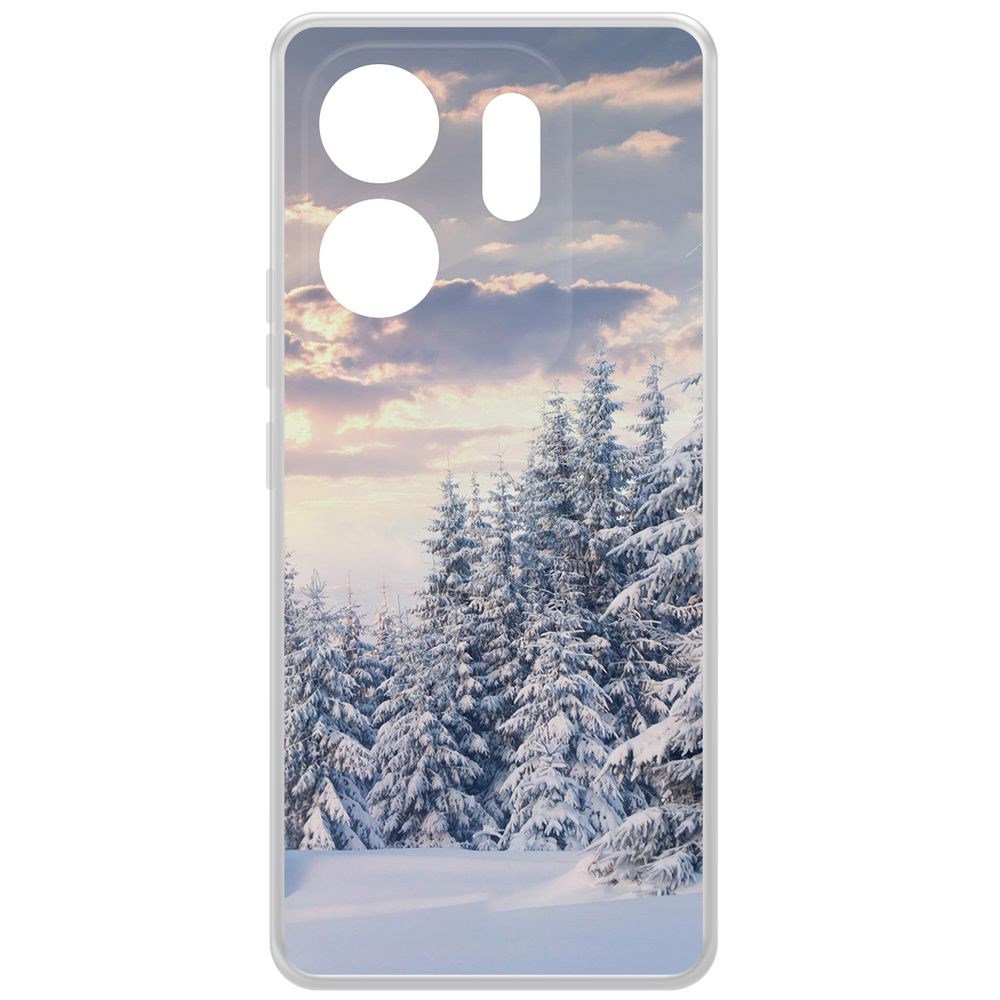 

Чехол-накладка Krutoff Clear Case Снежный пейзаж для INFINIX Zero 30 4G, Прозрачный