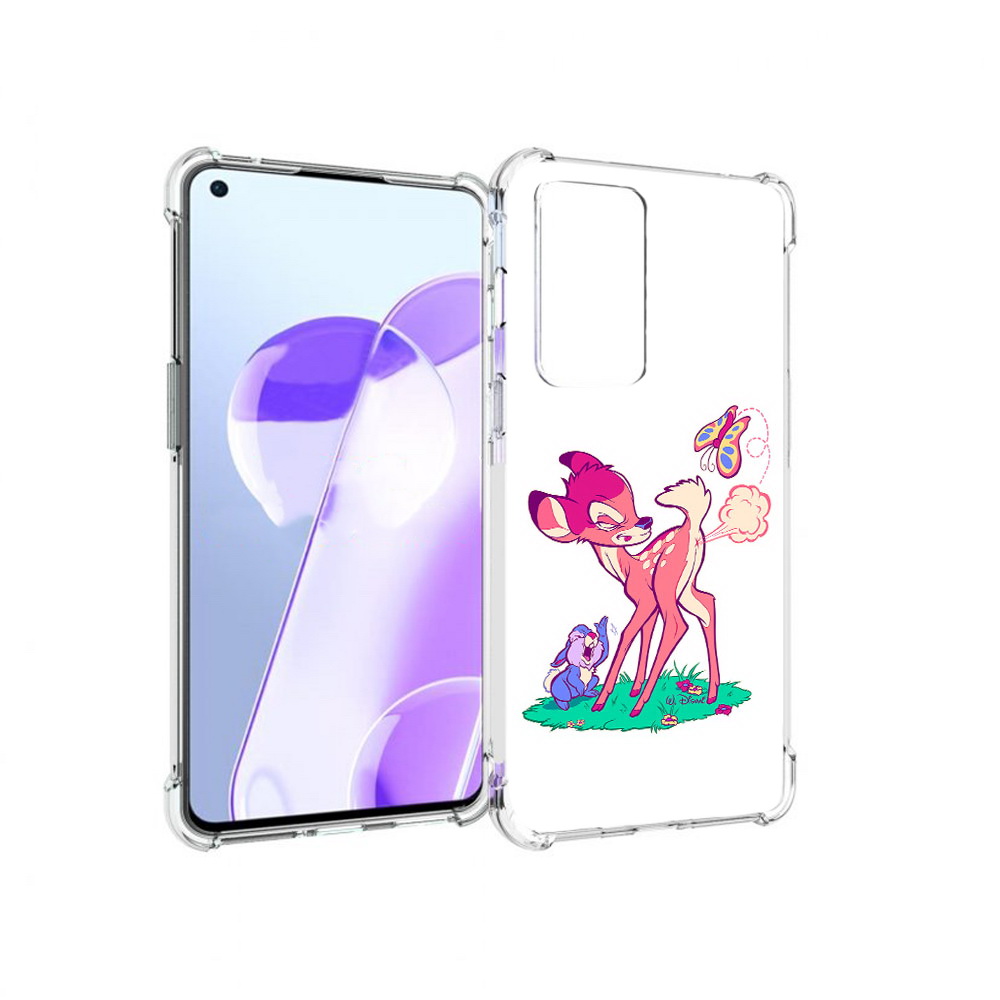 

Чехол MyPads Tocco для OnePlus 9RT смешной олененок (PT172016.131.610), Прозрачный, Tocco