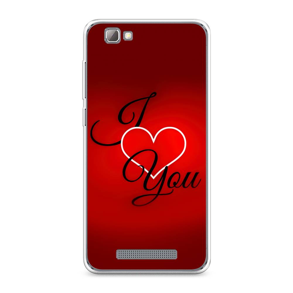 

Чехол Awog на ZTE Blade A610 / ЗТЕ Блэйд A610 "I love you 3", Разноцветный, 130950-6