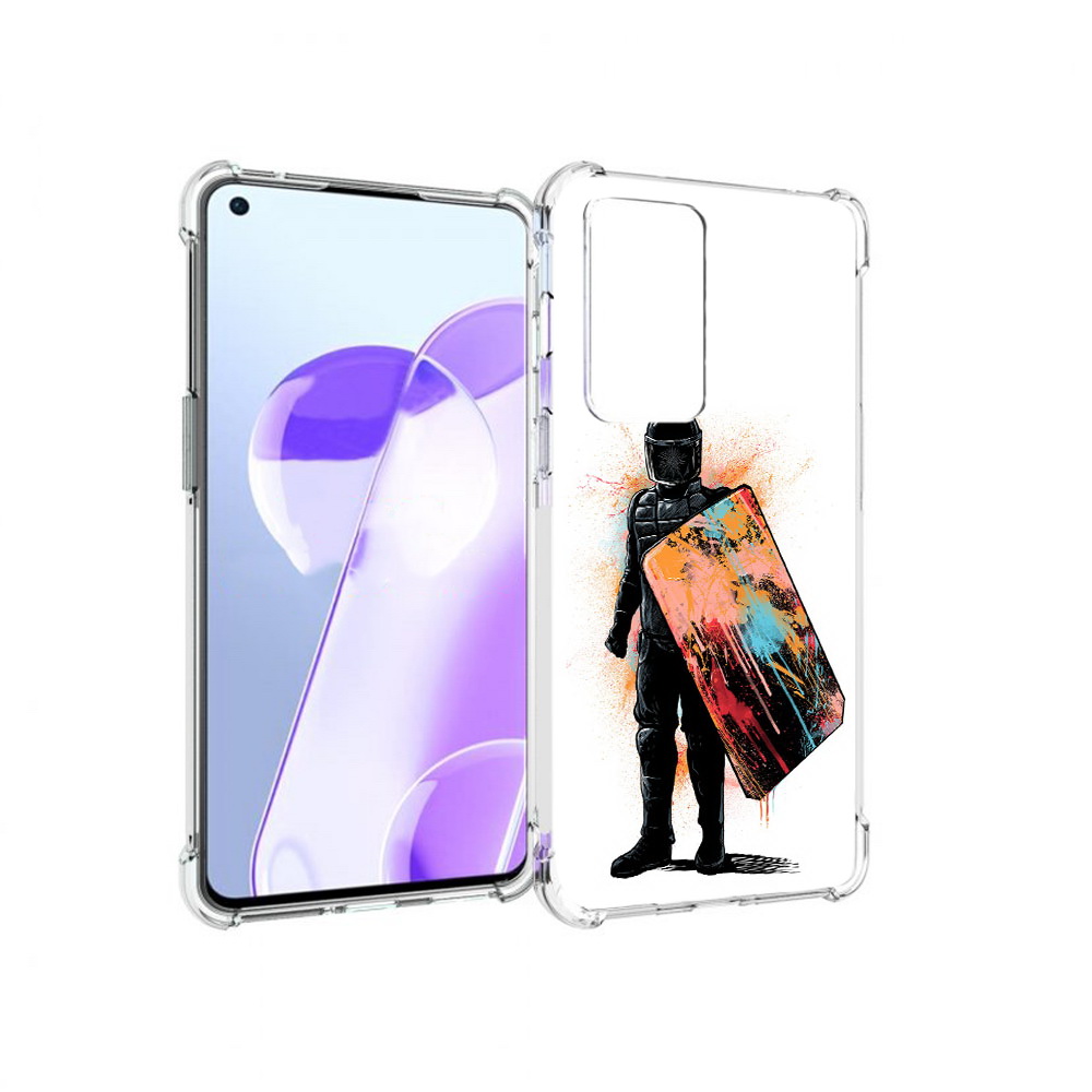 

Чехол MyPads Tocco для OnePlus 9RT солдат с красочным щитом (PT172016.131.614), Прозрачный, Tocco