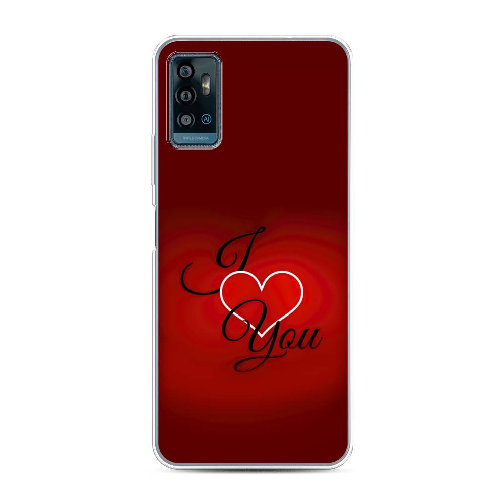 

Чехол Awog на ZTE Blade A71 / ЗТЕ Блэйд A71 "I love you 3", Разноцветный, 134450-6