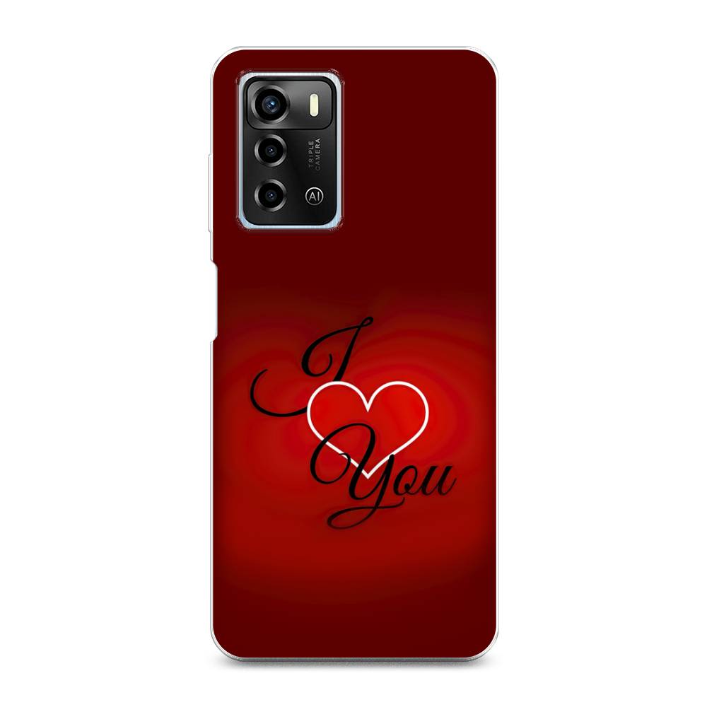 

Чехол Awog на ZTE Blade A72 / ЗТЕ Блэйд A72 "I love you 3", 135450-6