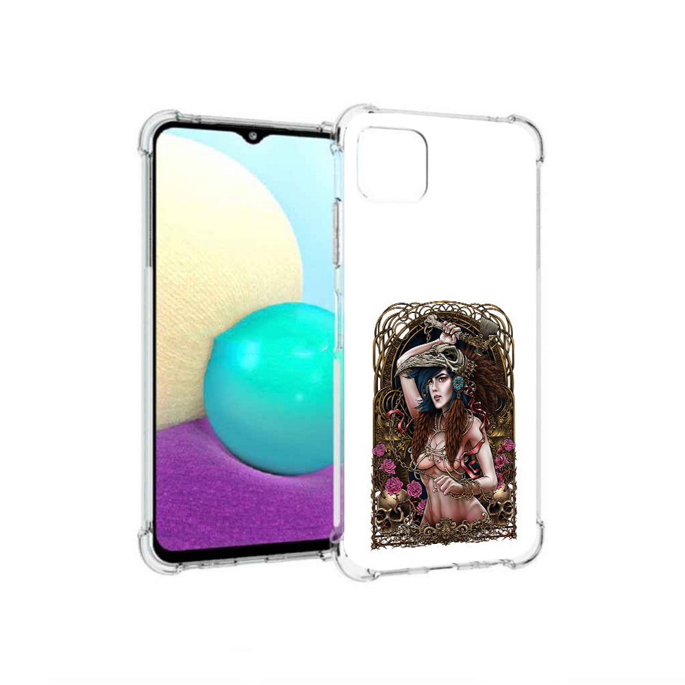 

Чехол MyPads Tocco для Samsung Galaxy A22 красивая девушка рисунок, Прозрачный, Tocco