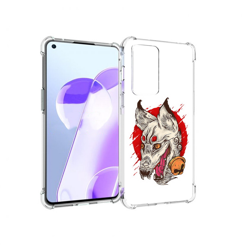 

Чехол MyPads Tocco для OnePlus 9RT страшная собака (PT172016.131.627), Прозрачный, Tocco