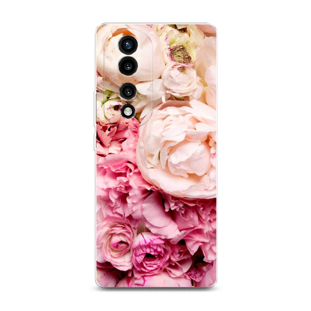 

Силиконовый чехол "Пионы яркие" на Honor 70 Pro, 6108350-8