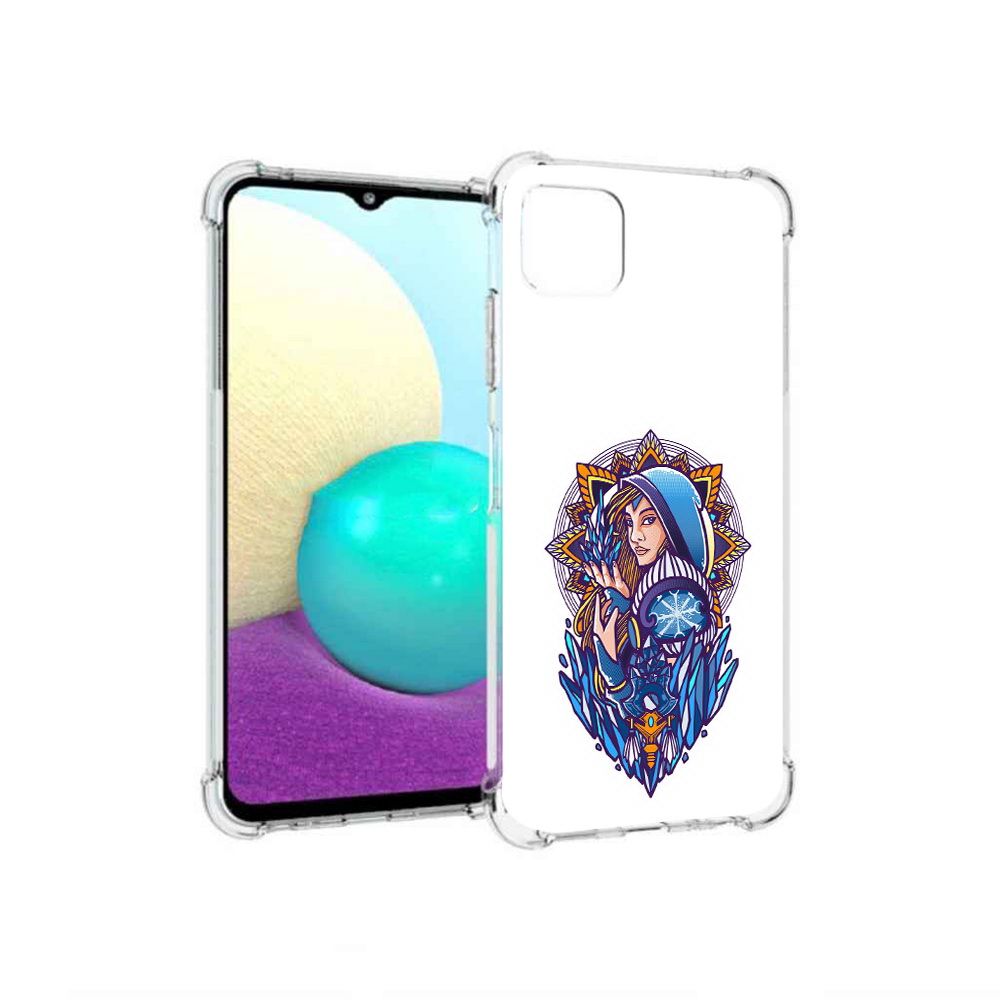 

Чехол MyPads Tocco для Samsung Galaxy A22 кристал мейден дота 2, Прозрачный, Tocco
