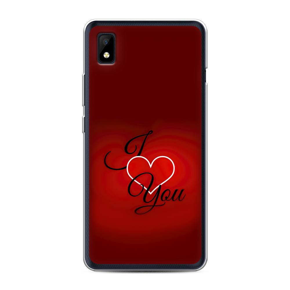 

Чехол Awog на ZTE Blade L210 / ЗТЕ Блэйд L210 "I love you 3", Разноцветный, 134150-6
