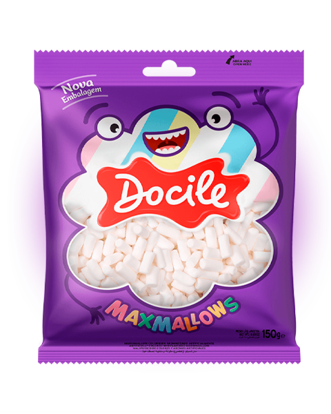 

Зефир Docile Maxmallows Трубочки мини ванильные 150 гр Упаковка 20 шт