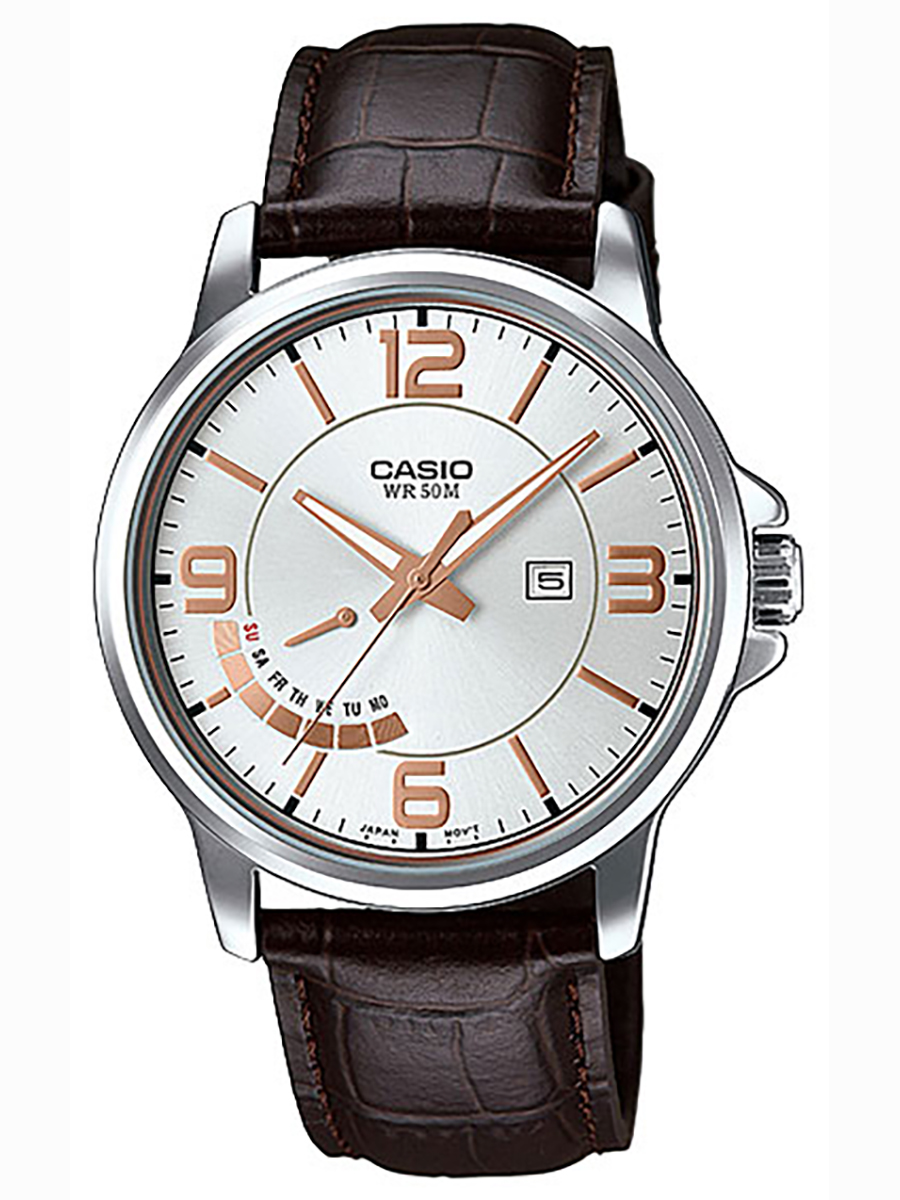 фото Наручные часы мужские casio mtp-e124l-7a