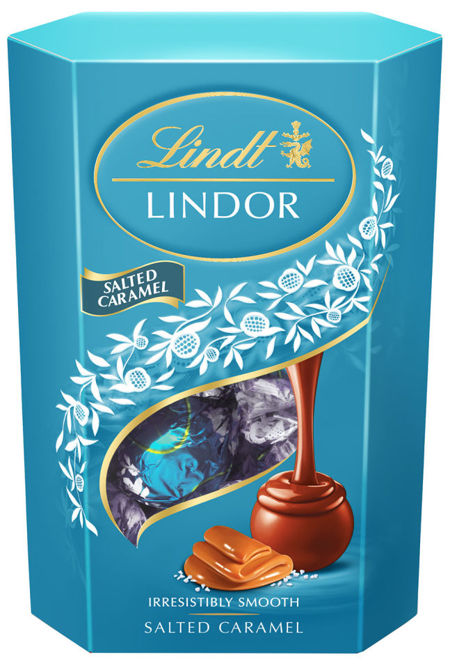 

Конфеты Lindt из молочного шоколада с начинкой из соленой карамели 200 г