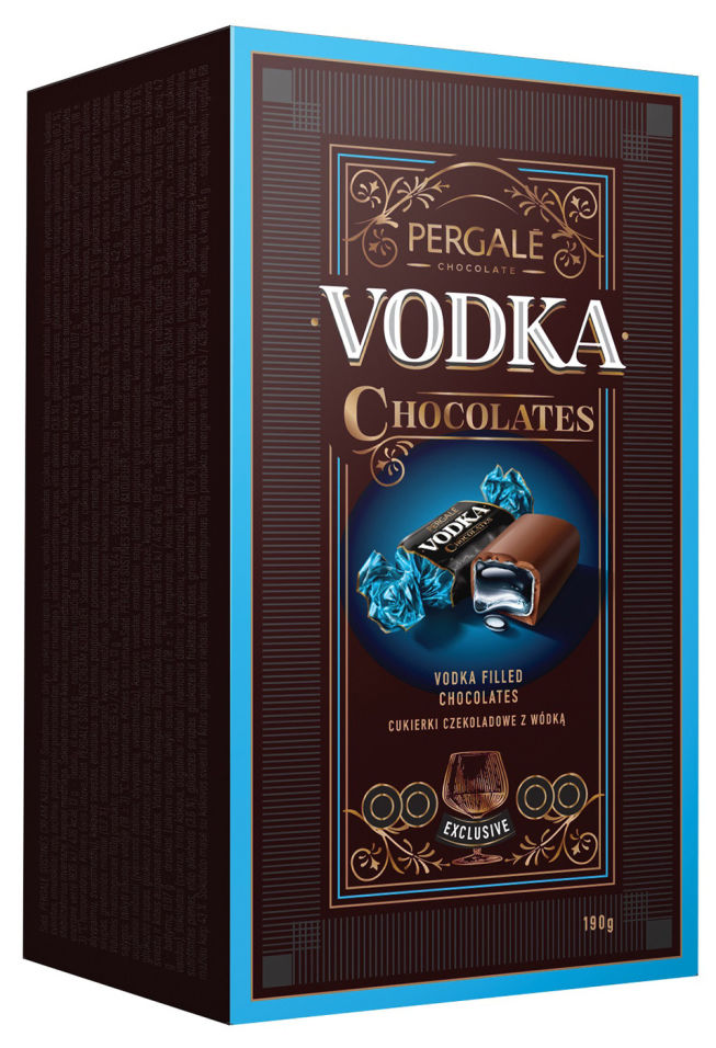 Конфеты Pergale Vodka шоколадные 190г