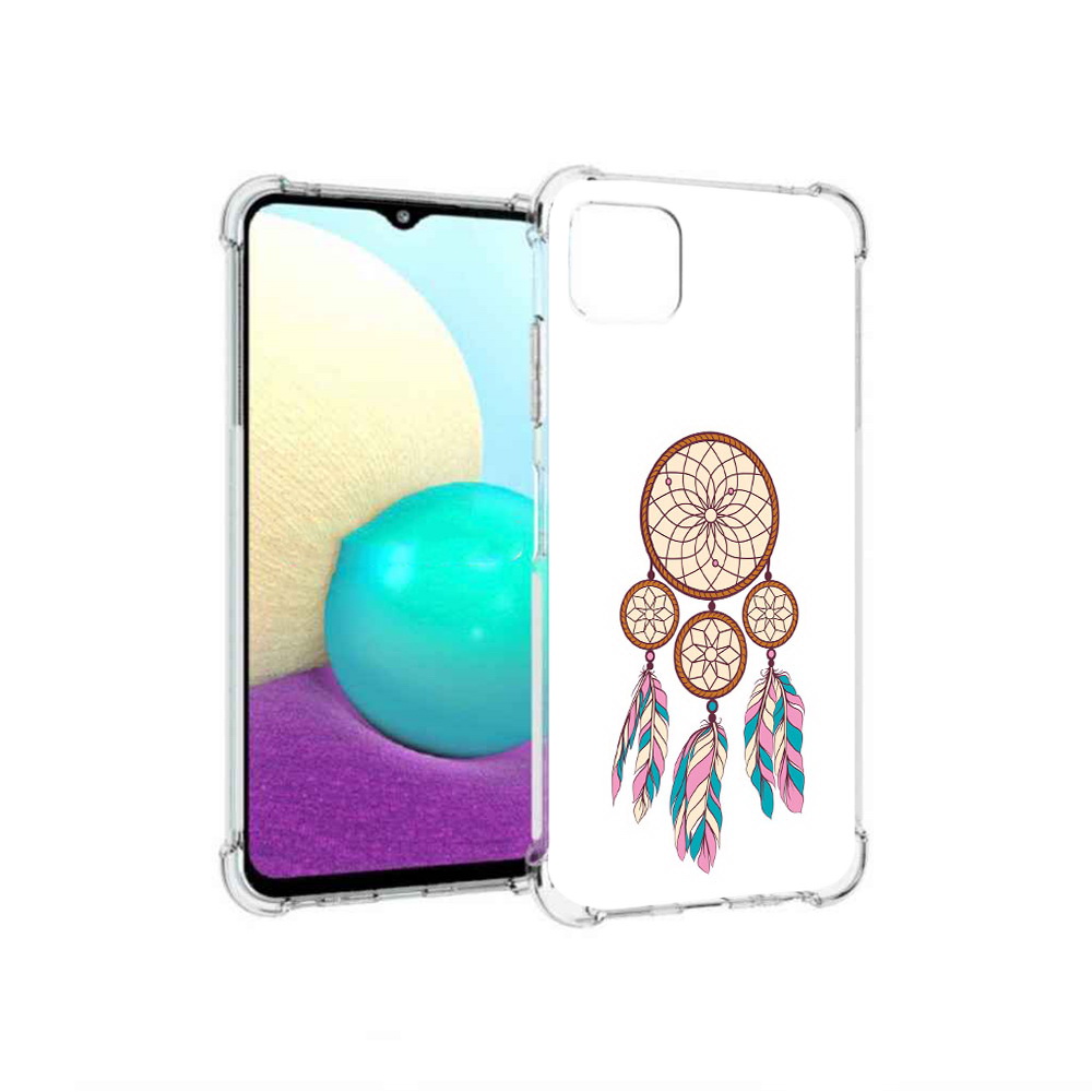

Чехол MyPads Tocco для Samsung Galaxy A22 ловец снов бежевый, Прозрачный, Tocco