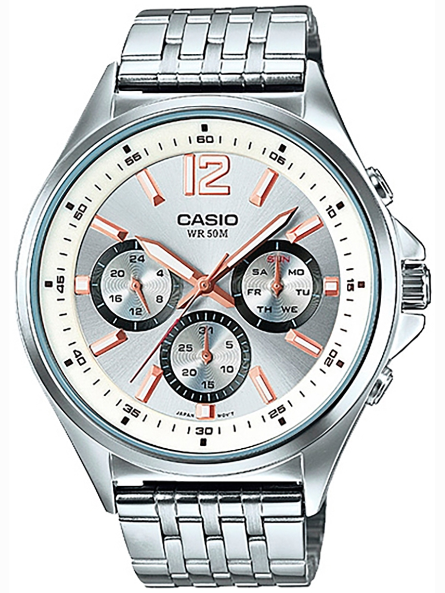 фото Наручные часы мужские casio mtp-e303d-7a