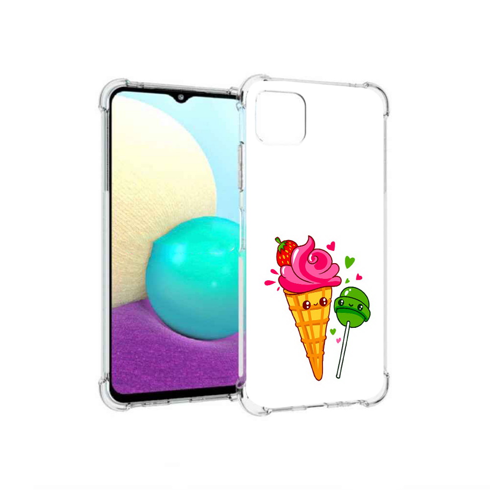 

Чехол MyPads Tocco для Samsung Galaxy A22 Вкусняшки, Прозрачный, Tocco