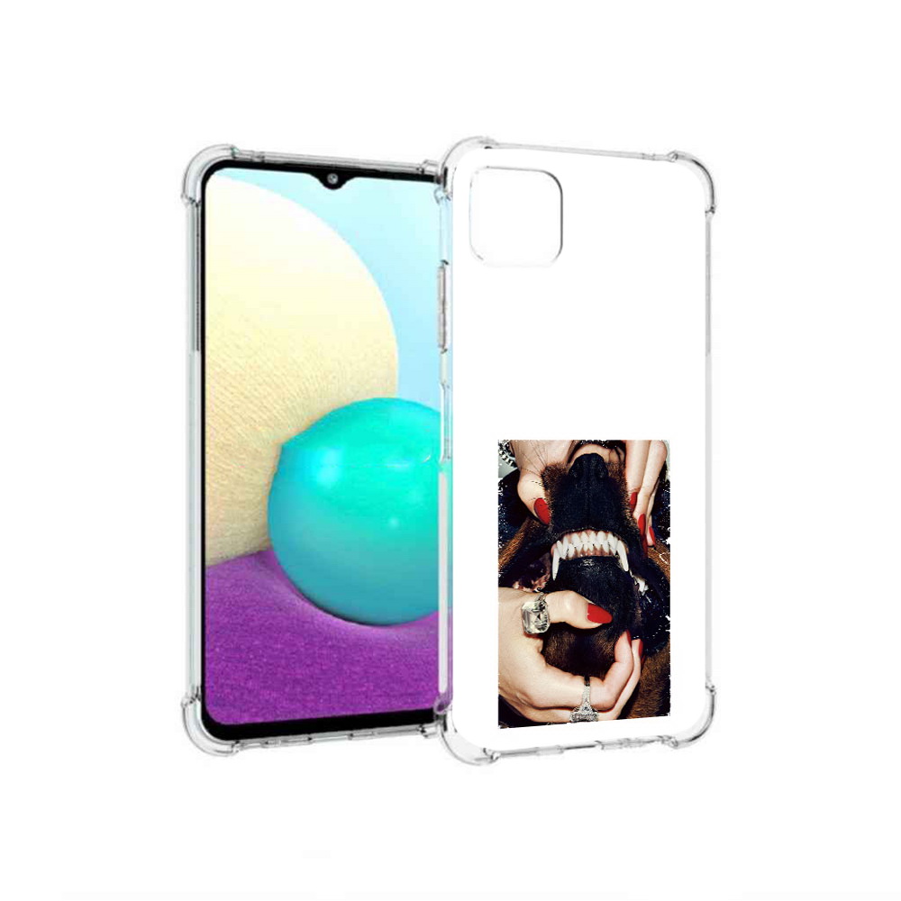 

Чехол MyPads Tocco для Samsung Galaxy A22 маникюр, Прозрачный, Tocco