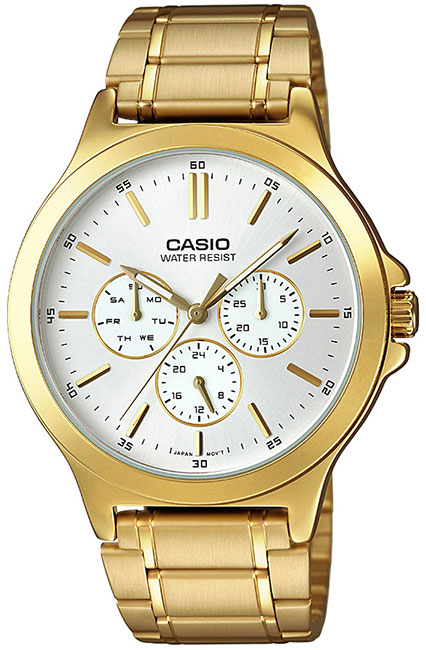 фото Наручные часы мужские casio mtp-v300g-7a