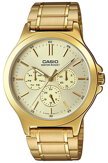 фото Наручные часы мужские casio mtp-v300g-9a