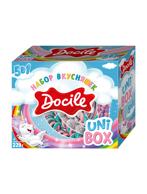 Набор кондитерских изделий Docile UNI BOX 229 гр Упаковка 10 шт