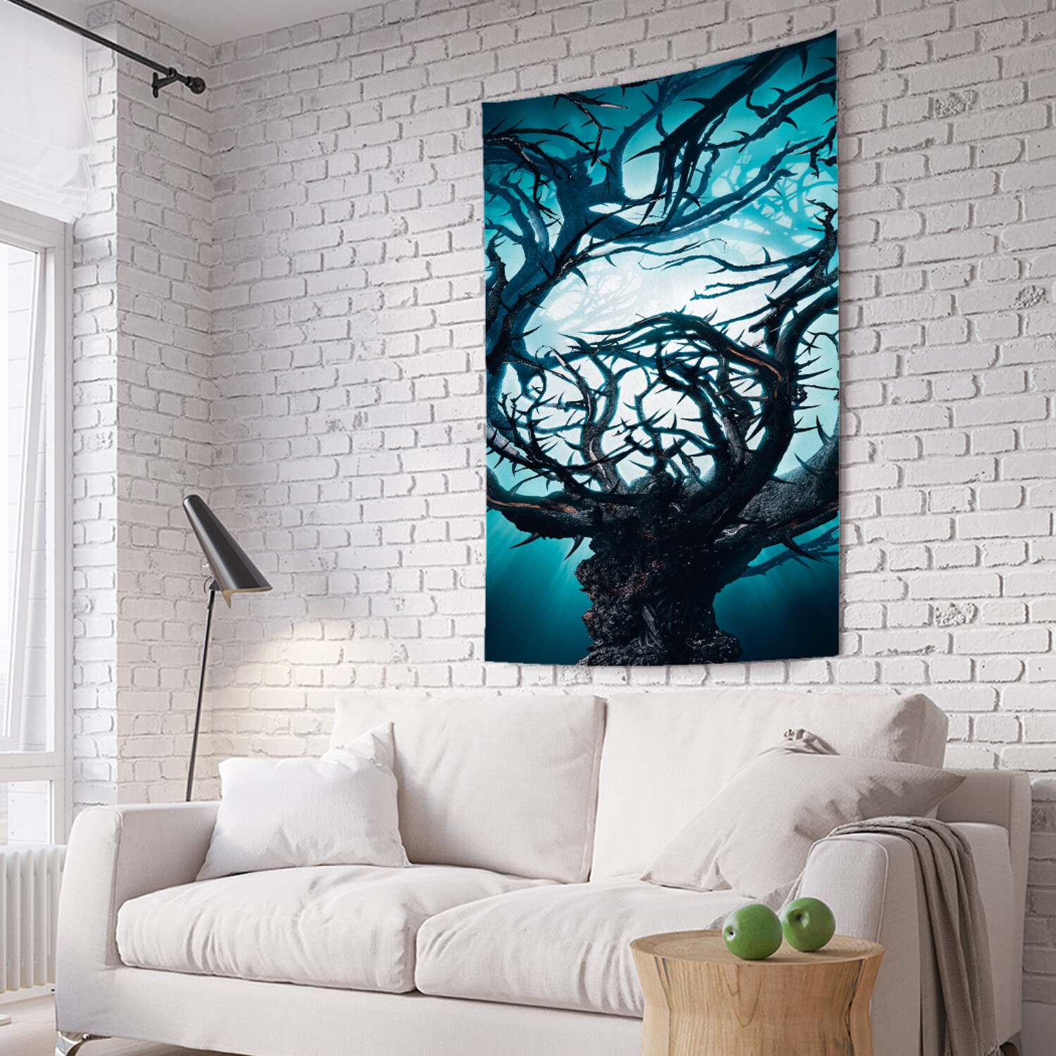 

Вертикальное фотопанно на стену JoyArty Устрашающее дерево 150x200 см, Устрашающее дерево