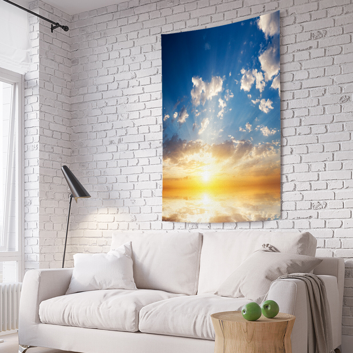 

Вертикальное фотопанно на стену JoyArty Солнечный закат 150x200 см, Солнечный закат