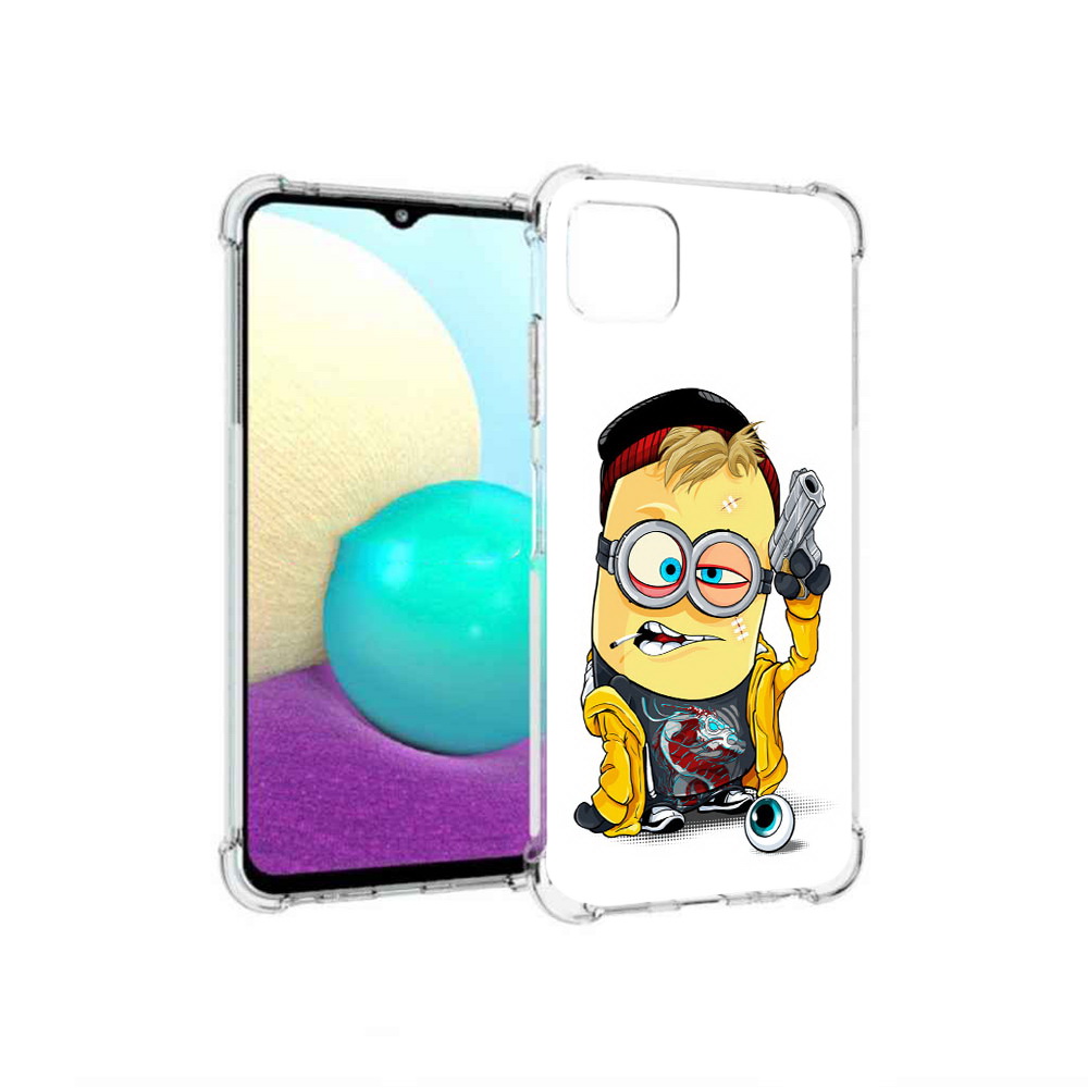 

Чехол MyPads Tocco для Samsung Galaxy A22 миньон бандит, Прозрачный, Tocco