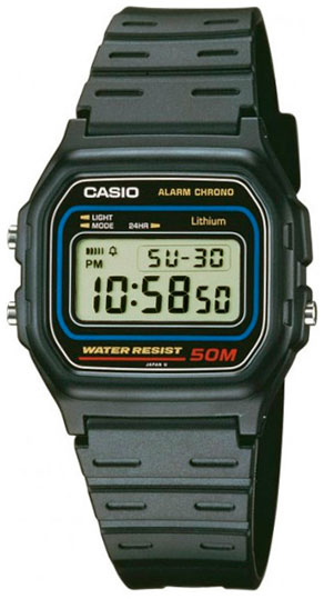 фото Наручные часы мужские casio w-59-1v