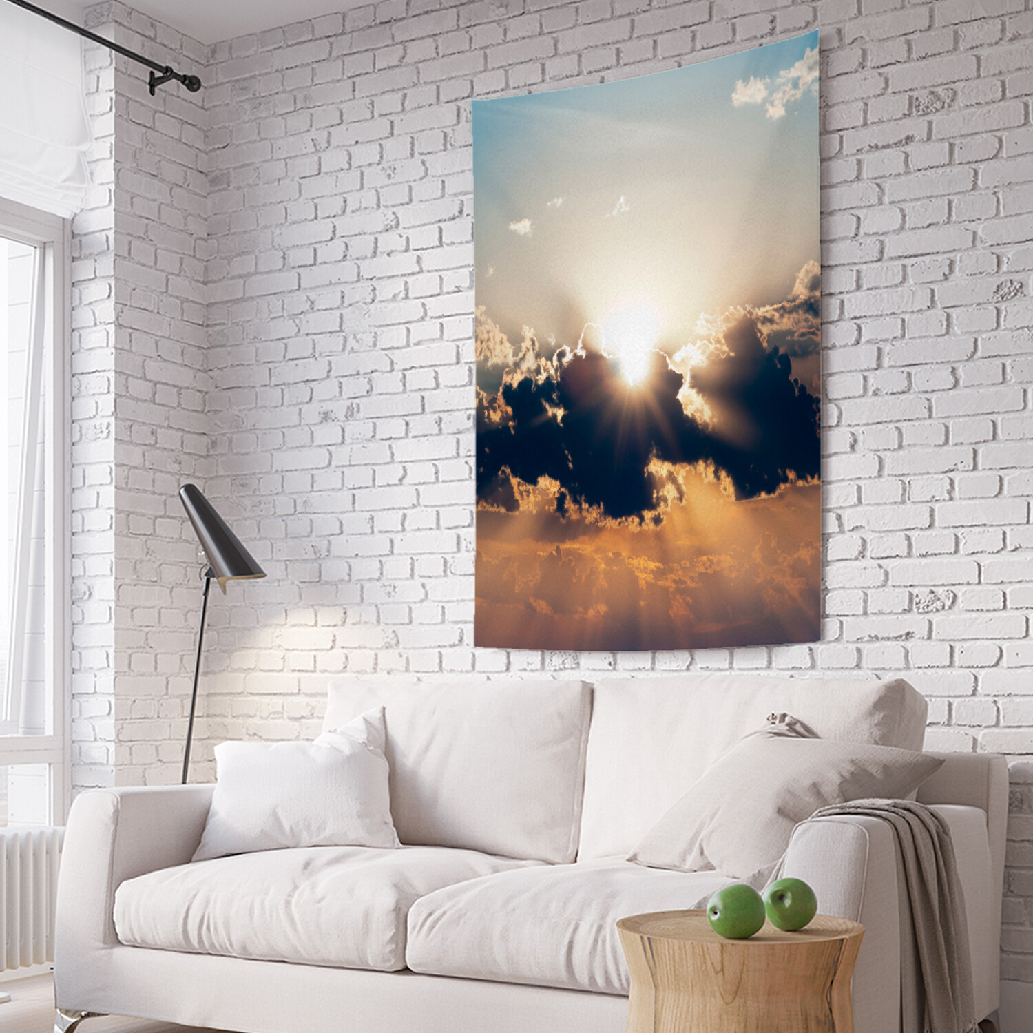 

Вертикальное фотопанно на стену JoyArty Скрытое солнце 150x200 см, Скрытое солнце
