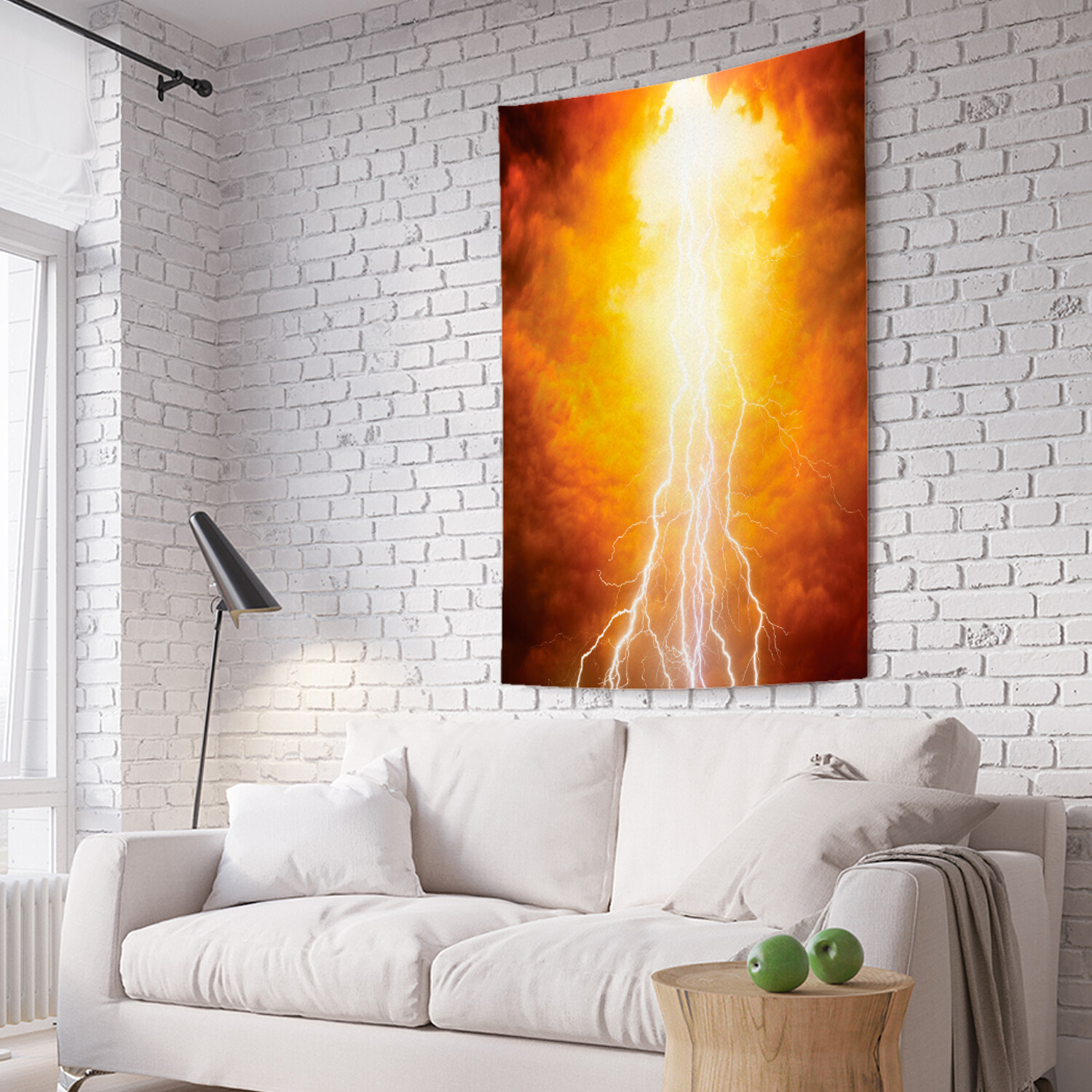 

Вертикальное фотопанно на стену JoyArty Солнечная молния 150x200 см, Солнечная молния