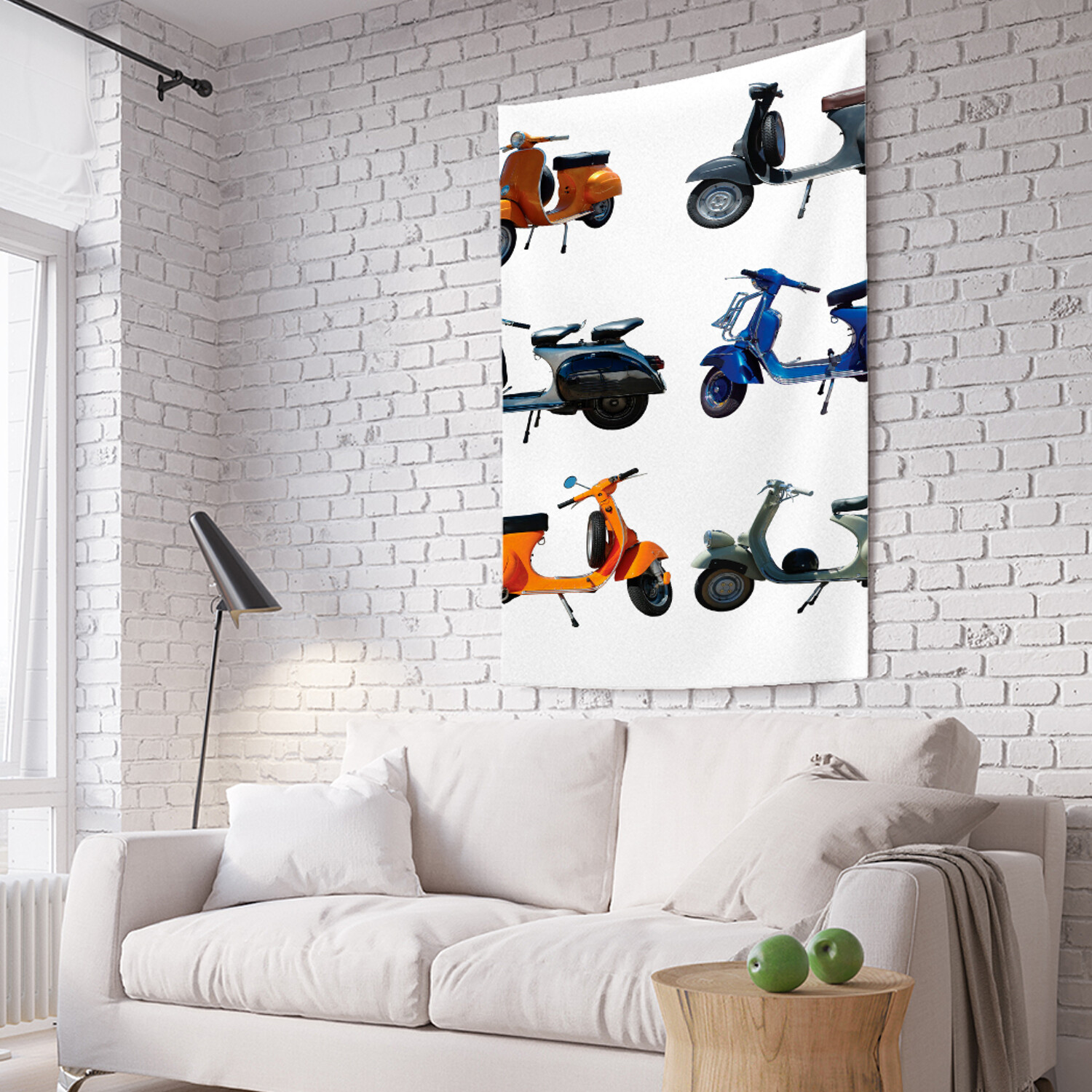 

Вертикальное фотопанно на стену JoyArty Модные скутеры 150x200 см, Модные скутеры