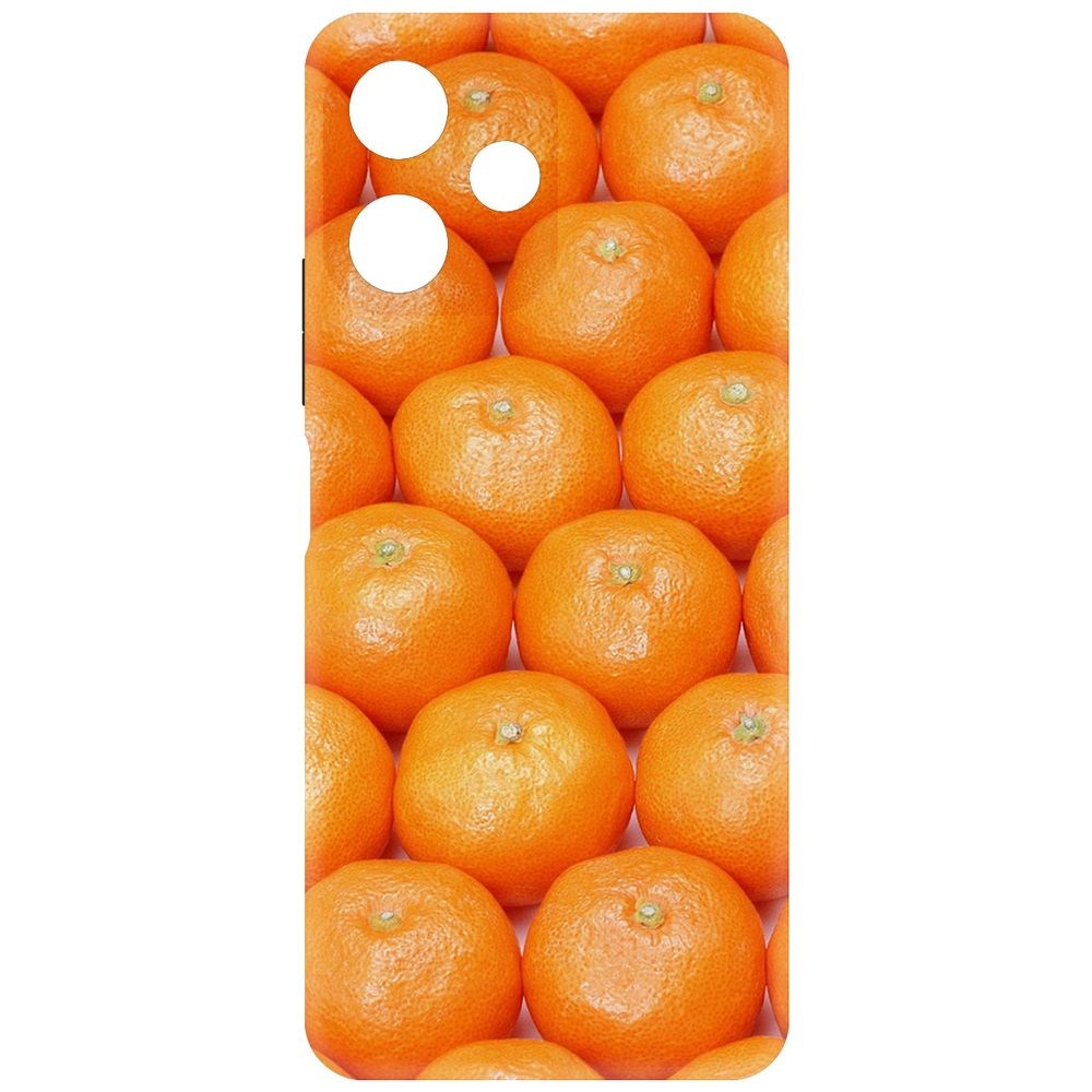 

Чехол-накладка Krutoff Soft Case Мандаринки для Poco M6 Pro 5G черный