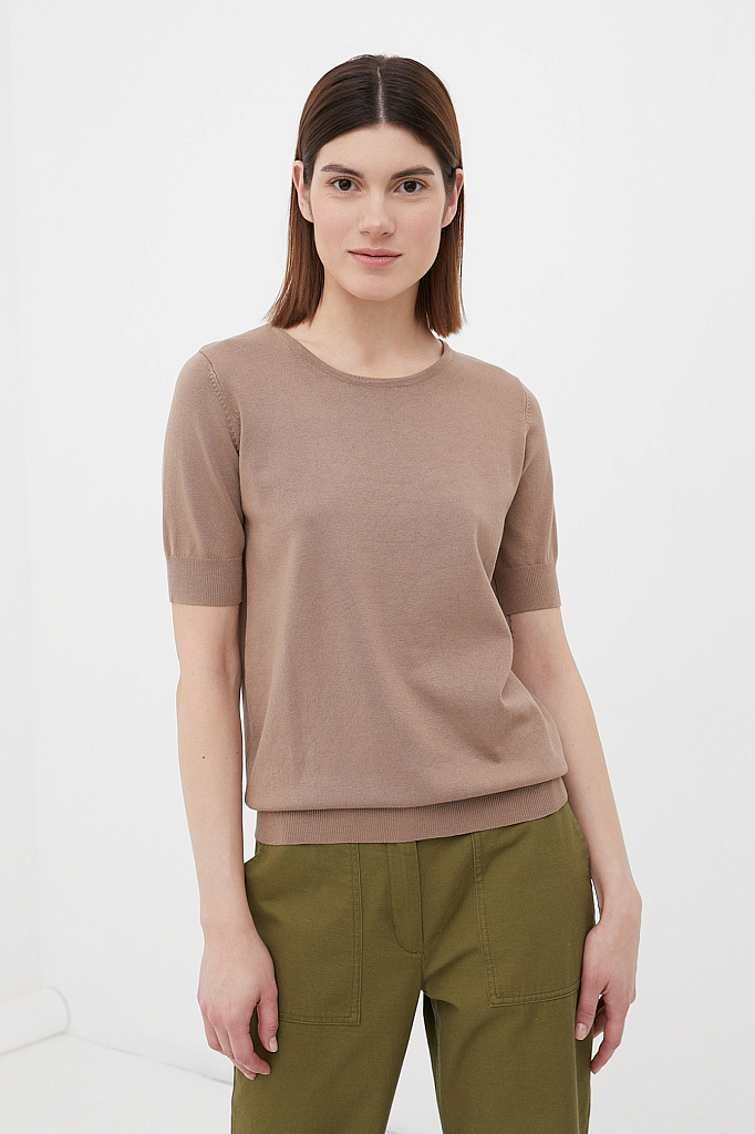 

Джемпер женский Finn Flare бежевый, BAS-10117