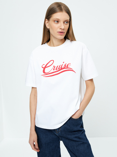 

Футболка женская ZARINA 3123510410 белая M, 3123510410