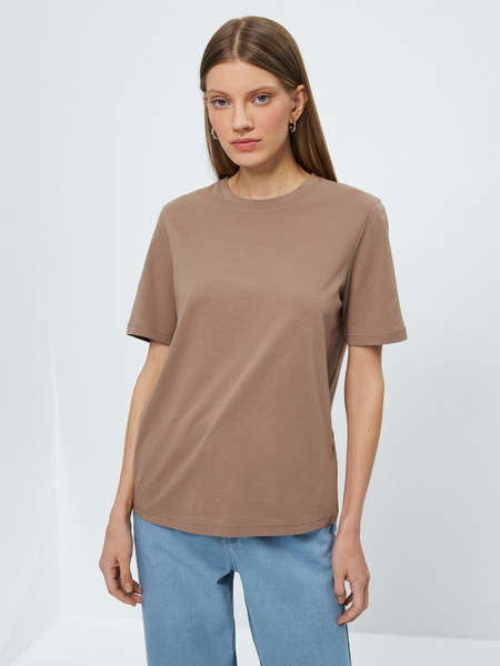 

Футболка женская ZARINA 3122516401 бежевая S, 3122516401