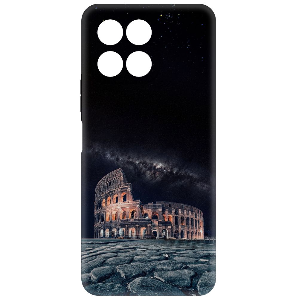 

Чехол-накладка Krutoff Soft Case Италия, Колизей для Honor X8 5G черный