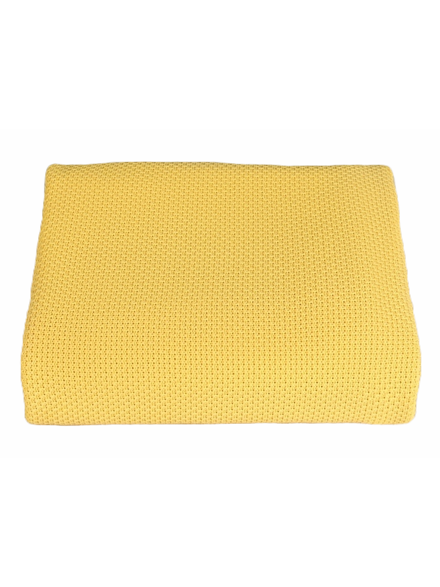 

Плед вязаный Warm Whiff Желтый 180x220 см Хлопок 100 %, R-24к
