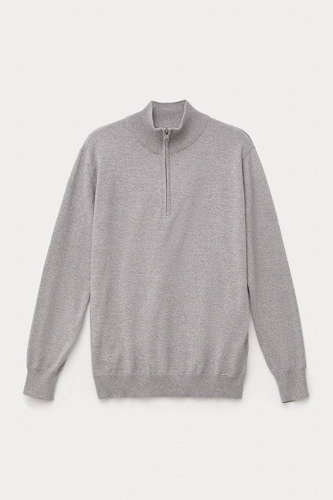 

Джемпер мужской Finn Flare BAS-20112 серый XL, BAS-20112