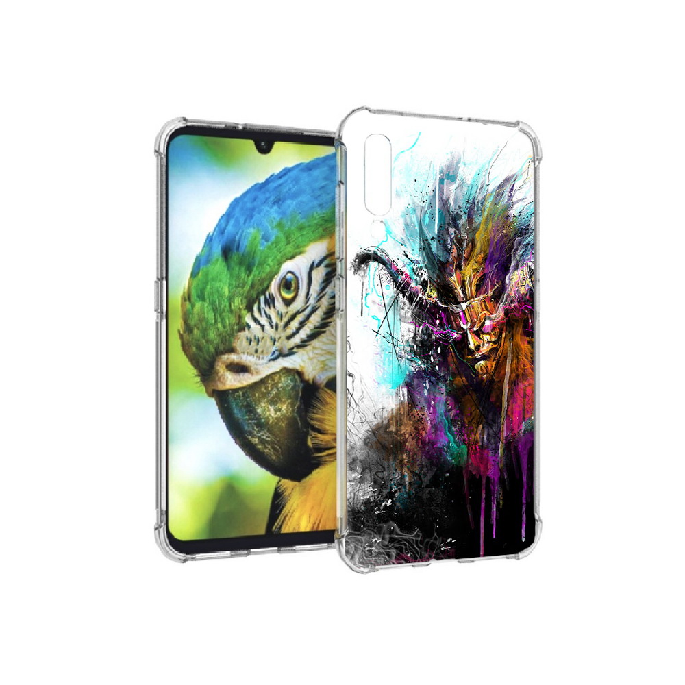 

Чехол MyPads Tocco для Xiaomi Mi 9 яркий дьявол (PT126035.255.709), Прозрачный, Tocco