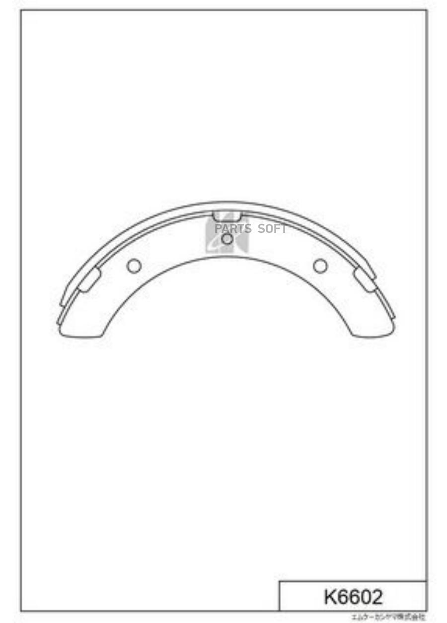 

Тормозные колодки Kashiyama задние K6602