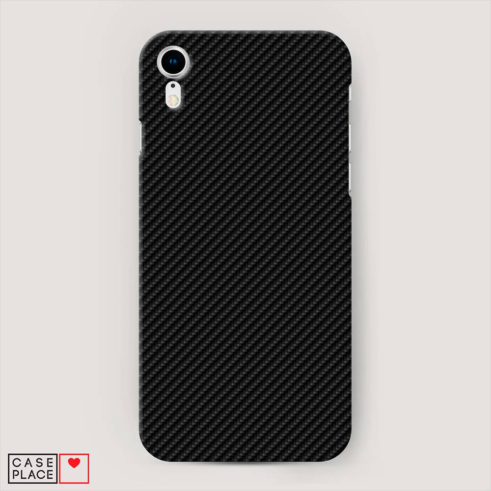 

Пластиковый чехол "Черный карбон" на Apple iPhone XR (10R), 12020-2