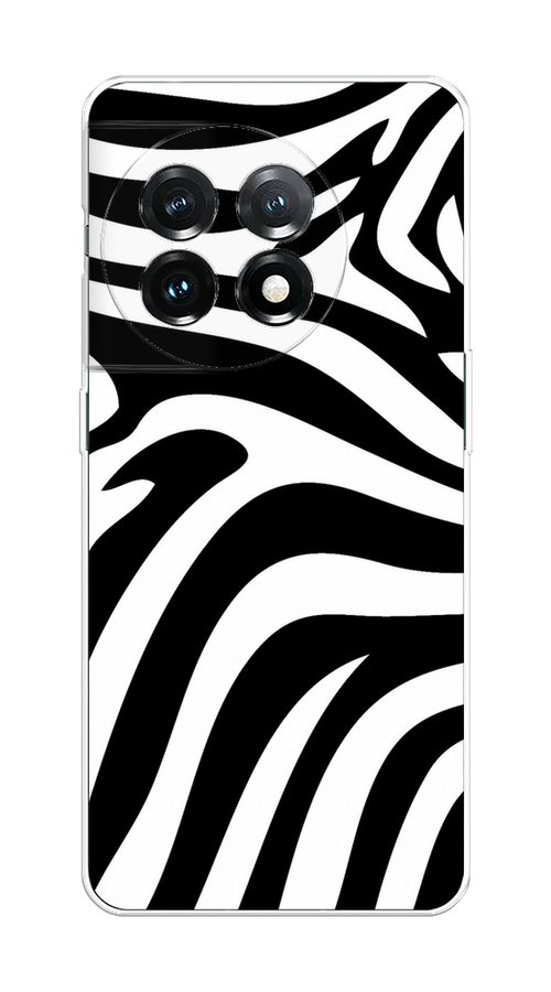 

Чехол на OnePlus 11 "Полоски зебры", Черный;белый;бежевый, 153650-1