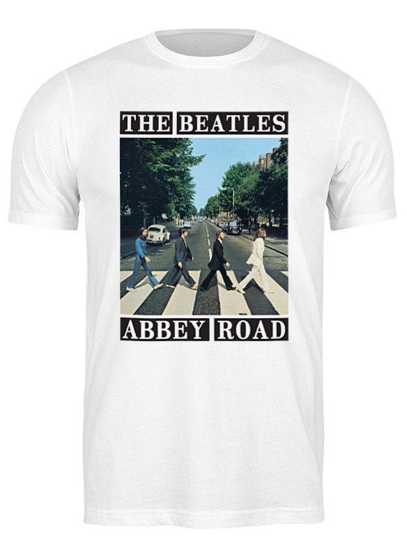 

Футболка мужская Printio The beatles белая M, Белый, The beatles