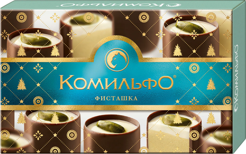 

Конфеты Комильфо шоколадные Фисташка 116г