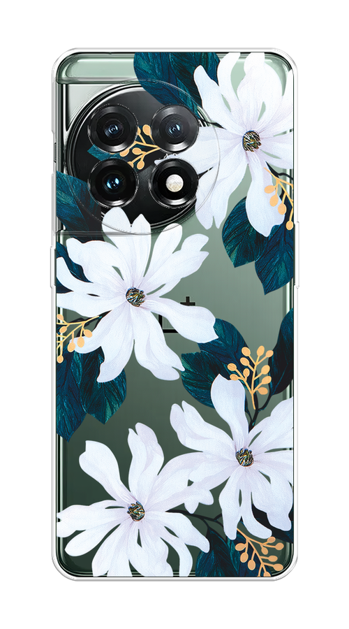 

Чехол на OnePlus 11 "Delilah Flower", Зеленый;белый, 153650-1