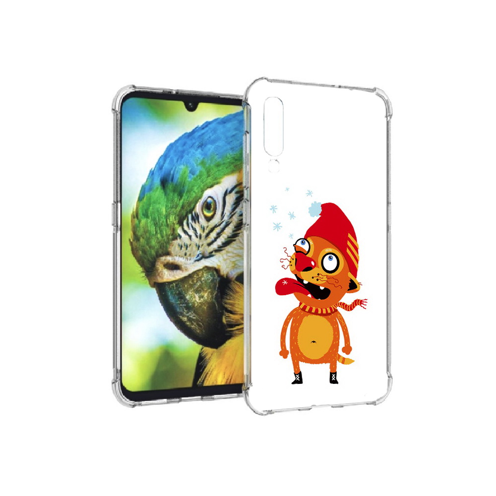 

Чехол MyPads Tocco для Xiaomi Mi 9 Зимний кот (PT126035.255.88), Прозрачный, Tocco