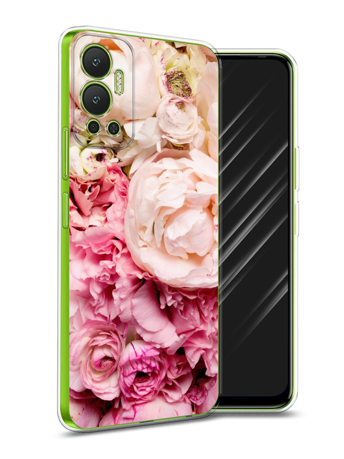 

Чехол Awog на Infinix Hot 12 "Пионы яркие", Разноцветный, 3101350-8