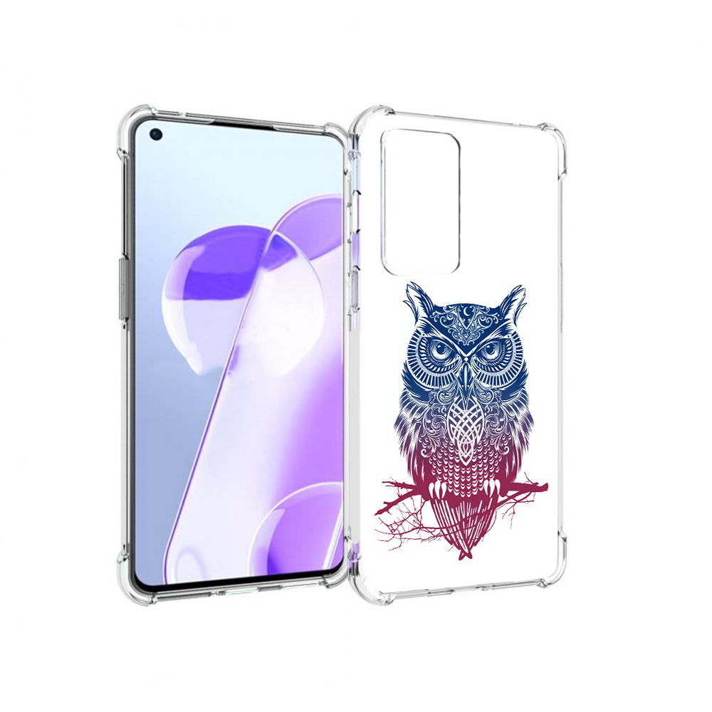

Чехол MyPads Tocco для OnePlus 9RT хиппи сова (PT172016.131.664), Прозрачный, Tocco