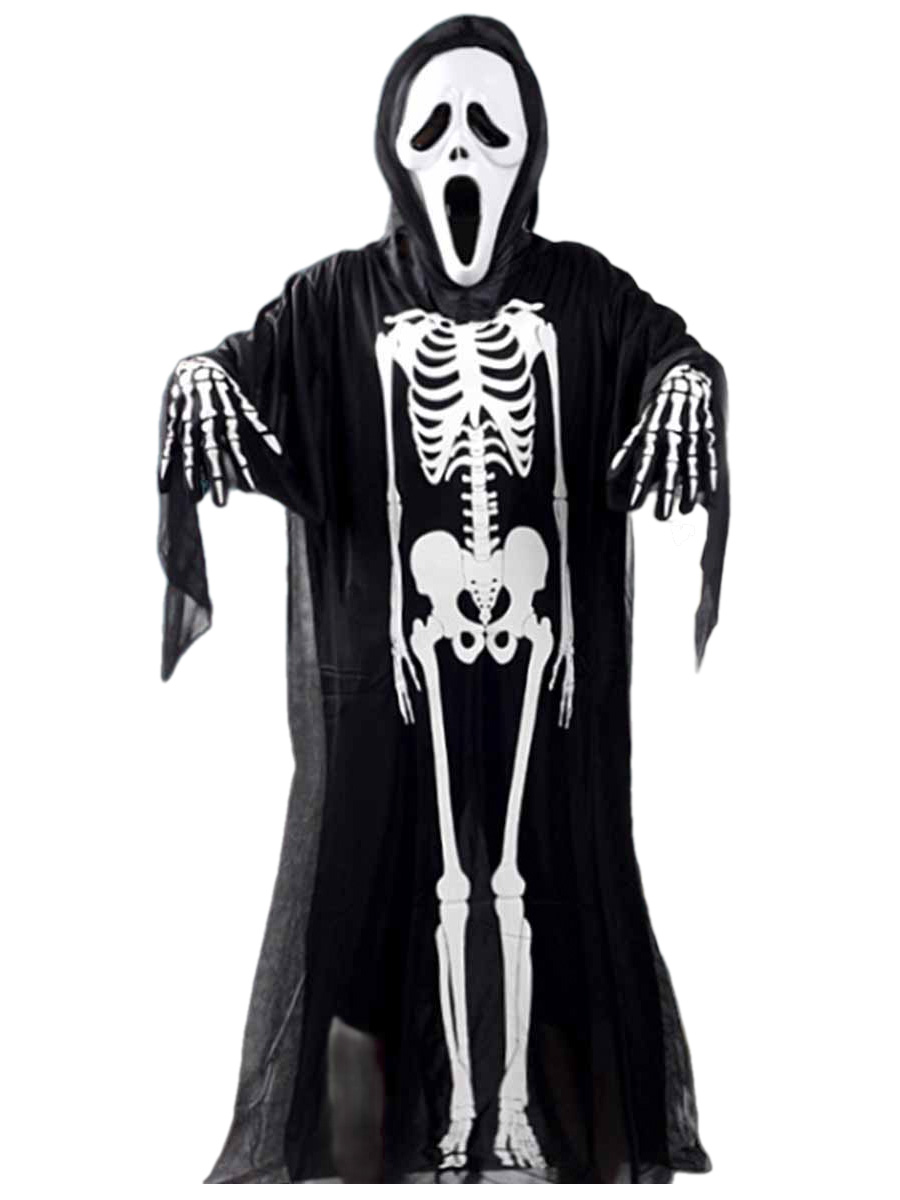 Карнавальный костюм Хэллоуин Крик Halloween Scream 3 в 1 маска балахон перчатки