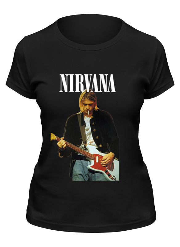 

Футболка женская Printio Nirvana kurt cobain live & loud t-shirt черная M, Черный, Nirvana kurt cobain live & loud t-shirt