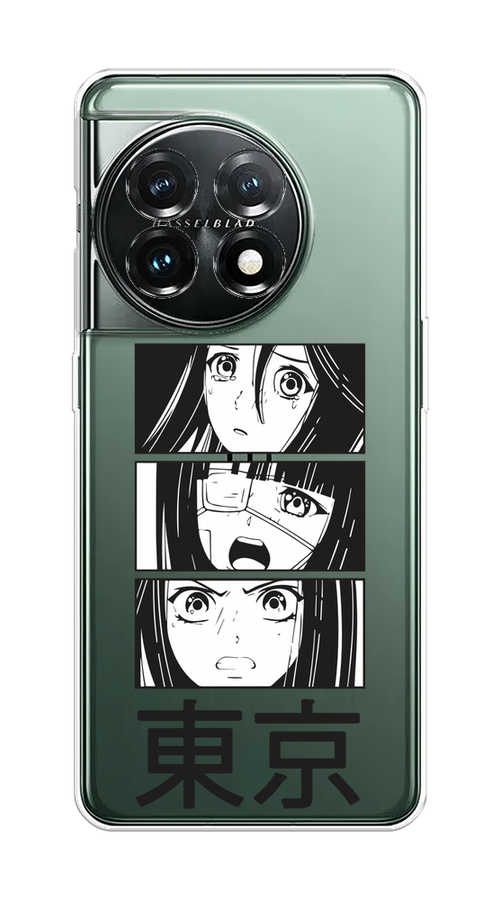 

Чехол на OnePlus 11 "Tokyo girls", Белый;черный;прозрачный, 153650-1